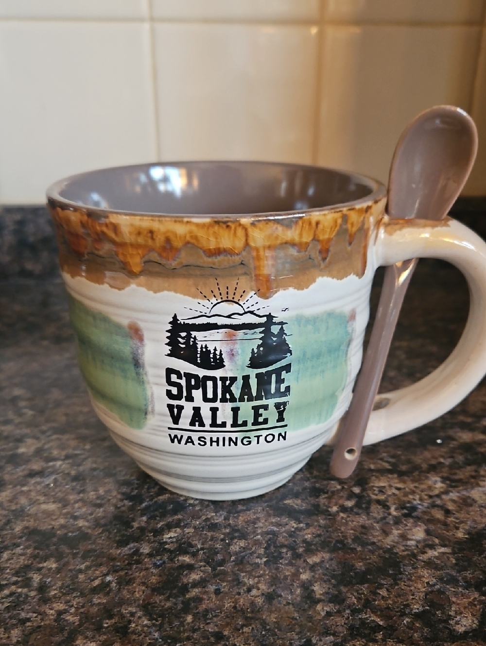 My Cafe Glazed Coffee Mug. Spokane Valley WA